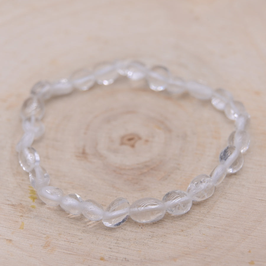 Bracelet Roulé Cristal de Roche "Amplification"