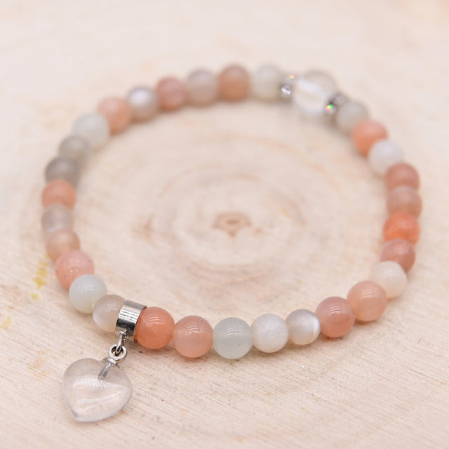 Bracelet Tehila Pierre de Lune Multicolore "Féminité Envoûtante"