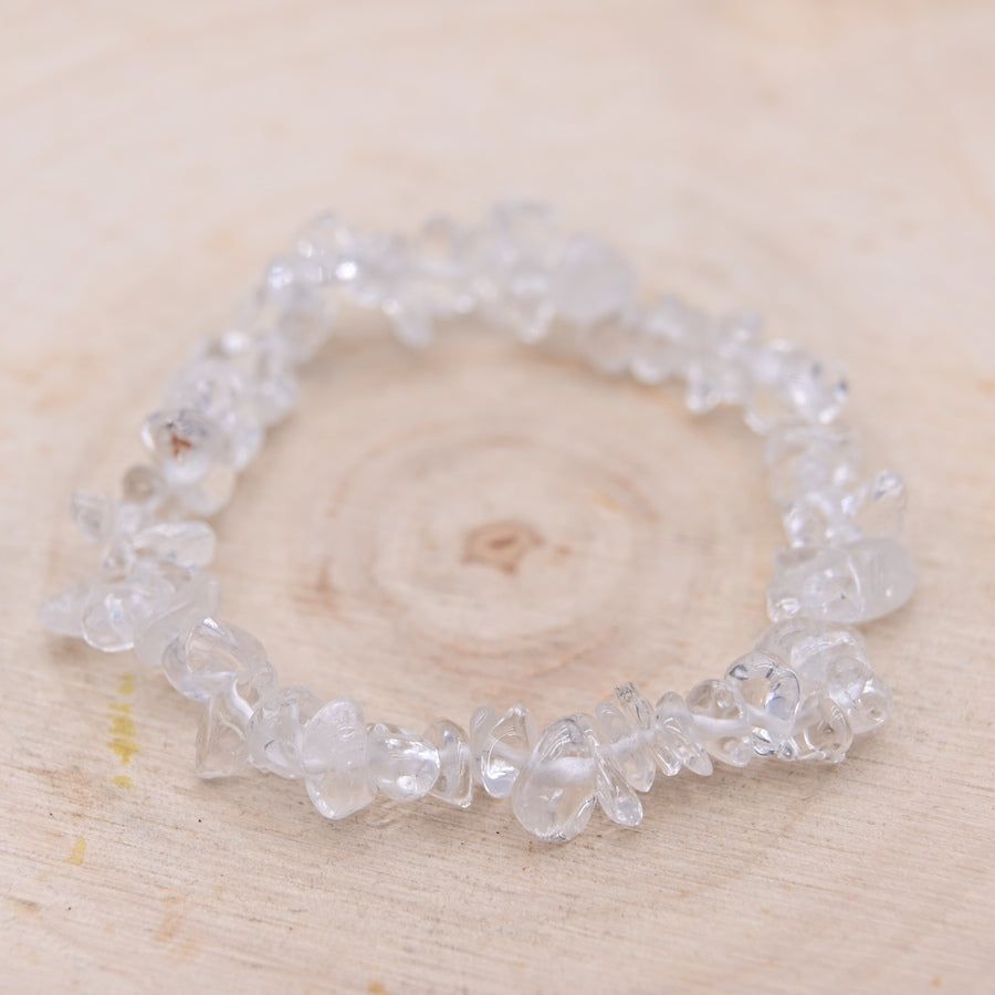 Bracelet Baroque Cristal de Roche "Amplification"