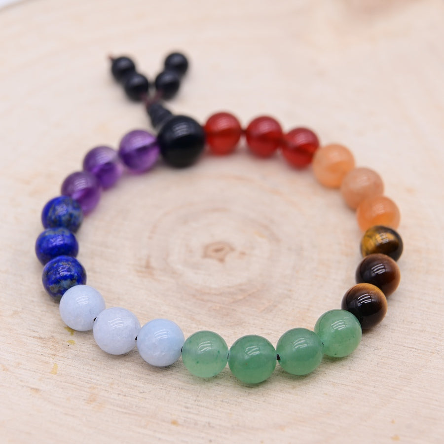 Bracelet Style Japa Mala 7 Chakras