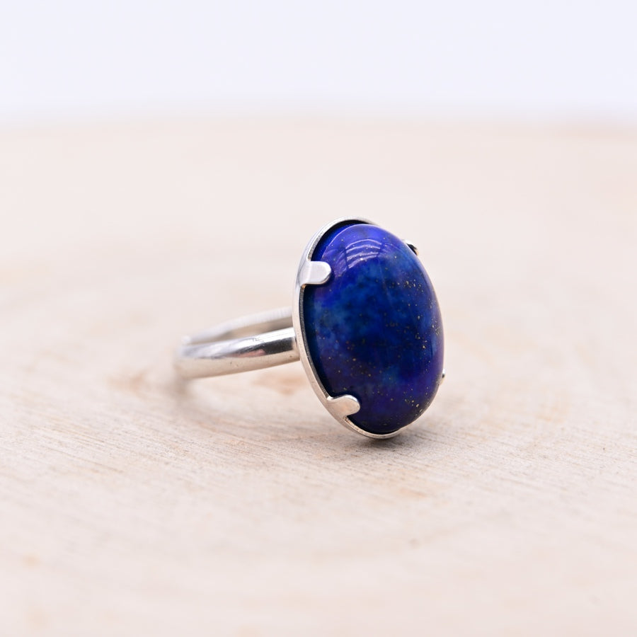 Bague Lapis Lazuli "Communication" Argent 925