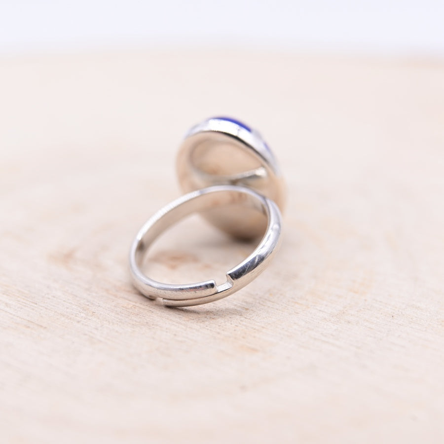Bague Lapis Lazuli "Communication" Argent 925