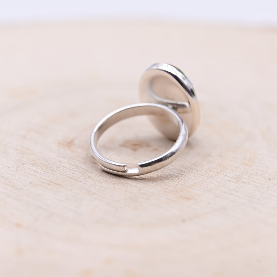 Bague Turquoise d'Afrique "Stabilité" Argent 925