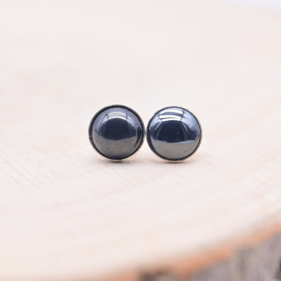 Boucles d'oreilles Hématite "Calme Intérieur" Argent 925