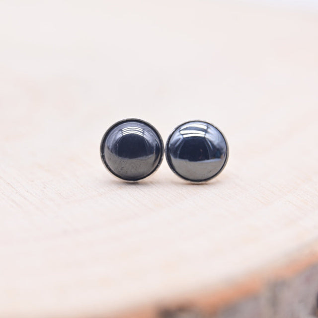 Boucles d'oreilles Hématite "Calme Intérieur" Argent 925