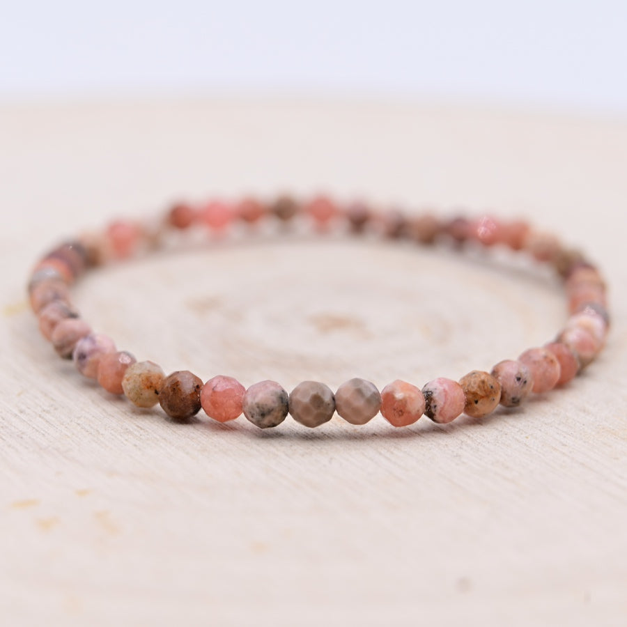 Bracelet Facetté Rhodochrosite "Compassion"