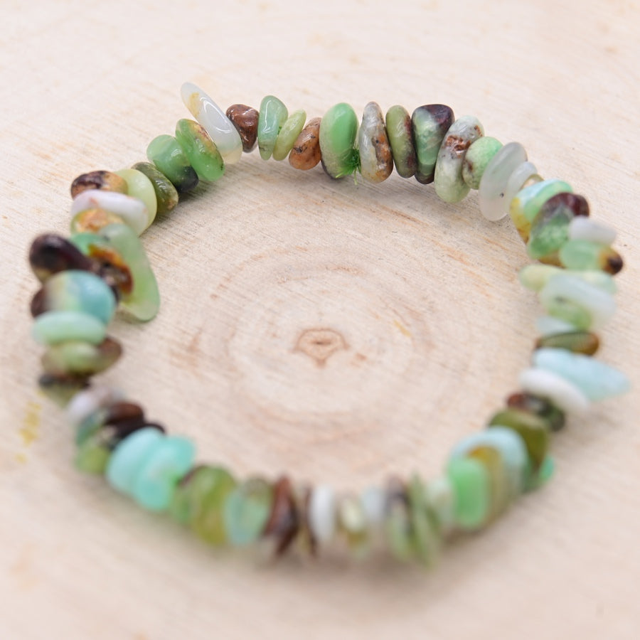 Bracelet Baroque Chrysoprase "Tolérance"