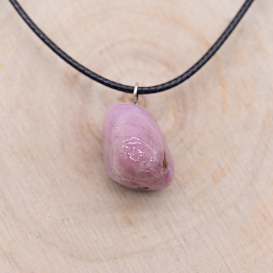 Pendentif Roulé Kunzite "Sérénité Emotionnelle"