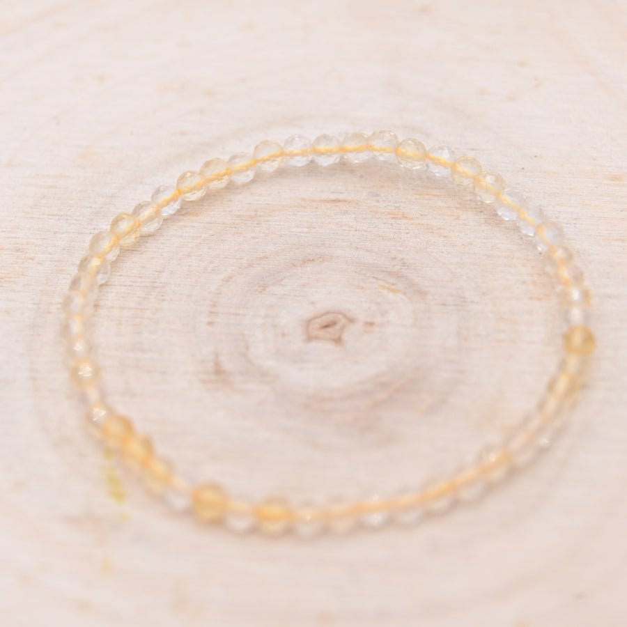 Bracelet Facetté Citrine "Abondance"
