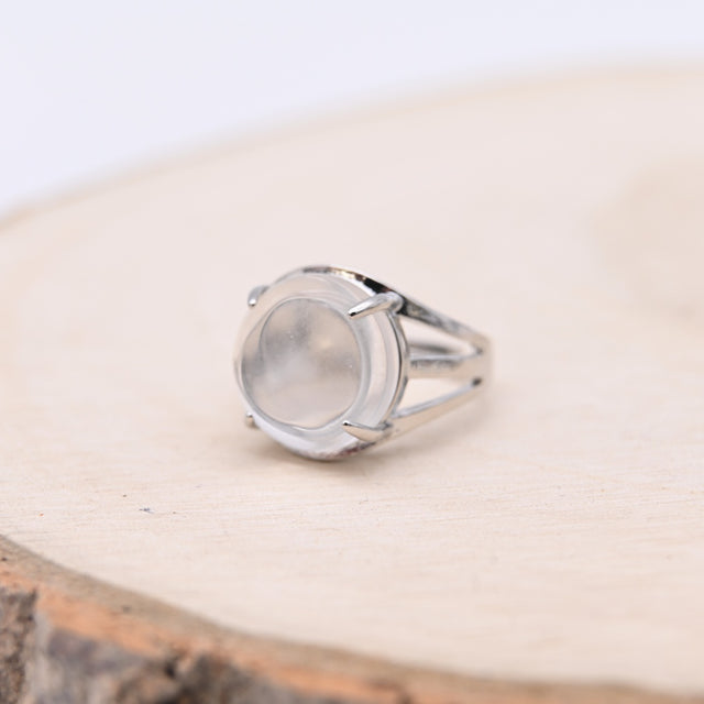 Bague Cristal de Roche "Pureté"