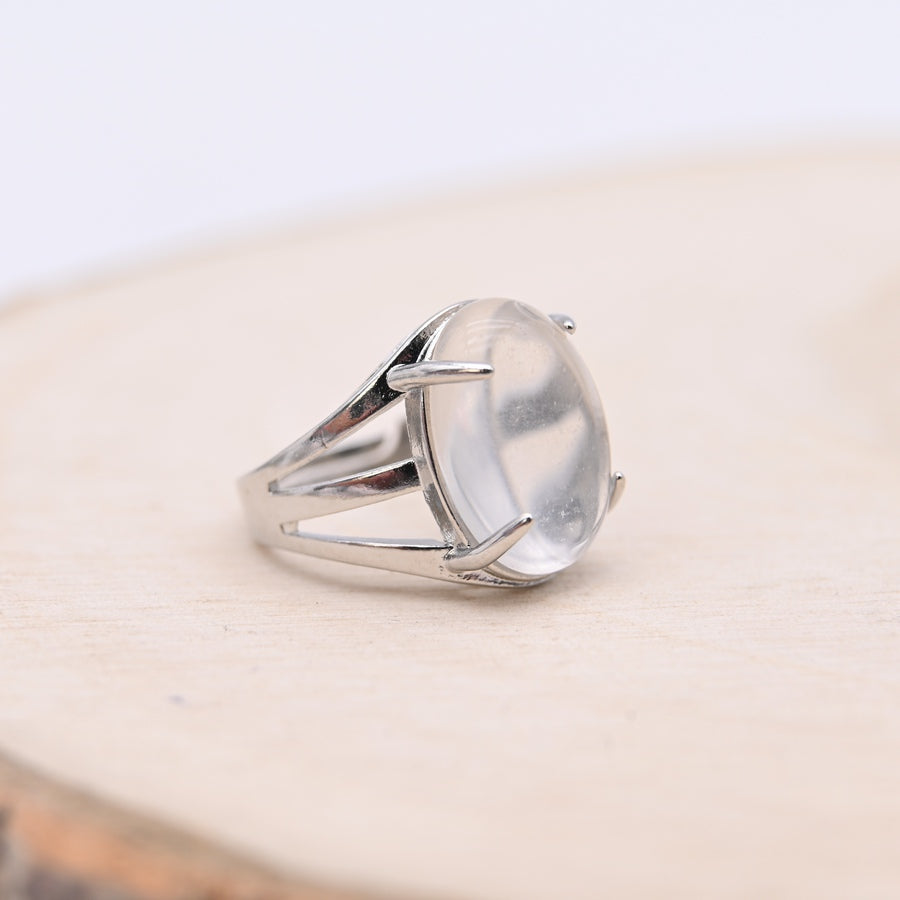 Bague Cristal de Roche "Pureté"