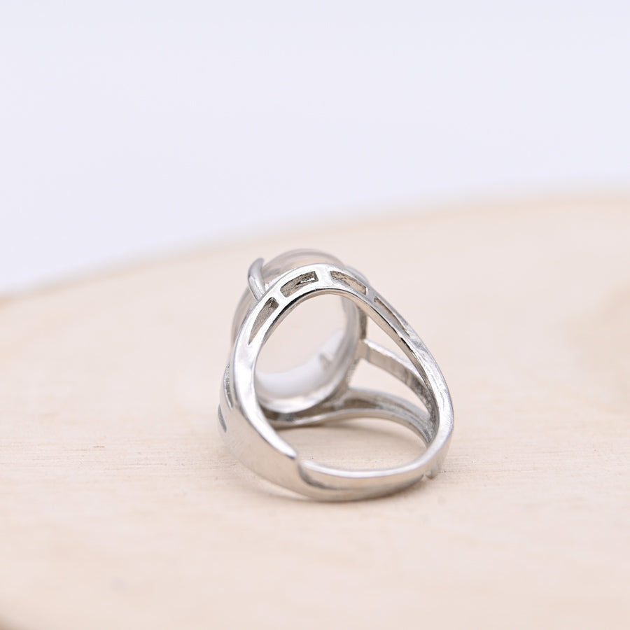 Bague Cristal de Roche "Pureté"