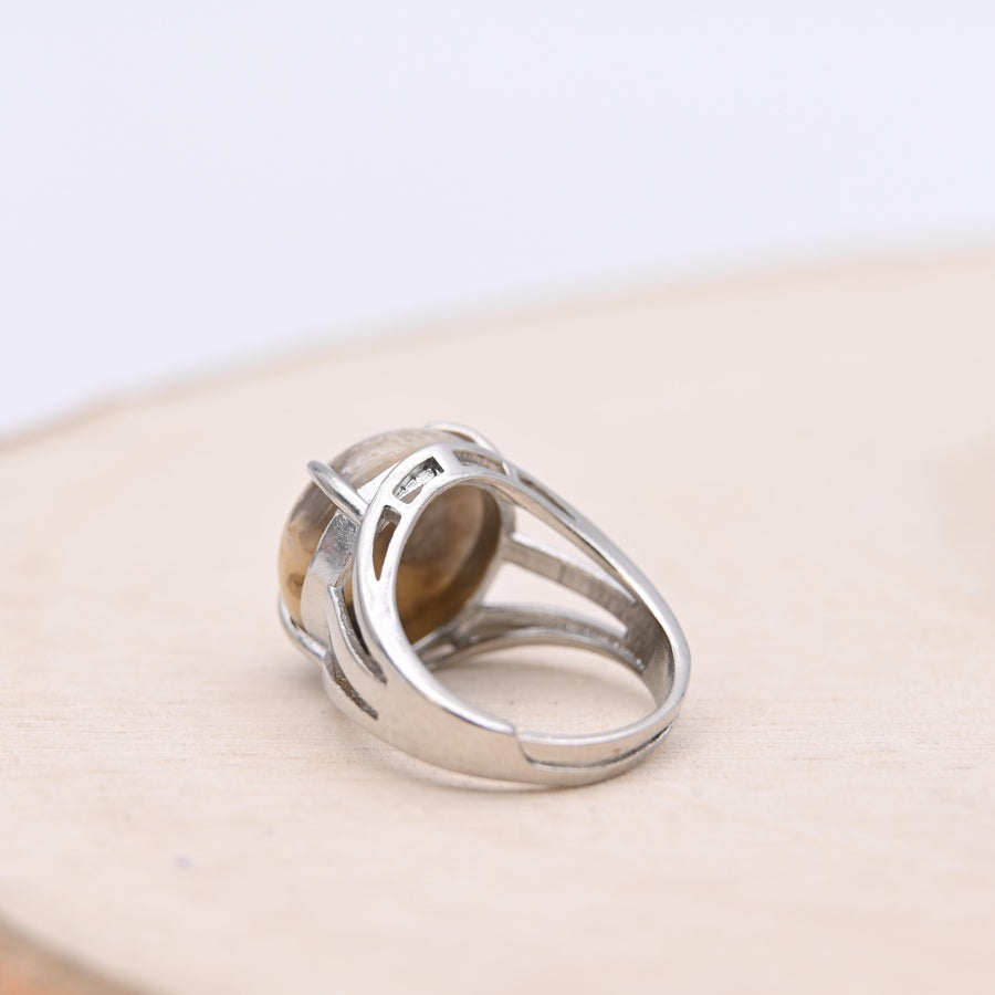 Bague Agate Crazy Lace "Joie de Vivre"