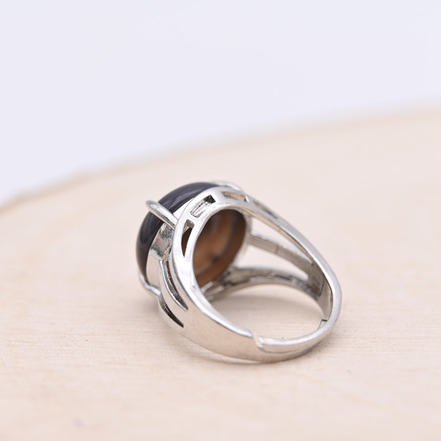 Bague Agate du Botswana "Réconfort"