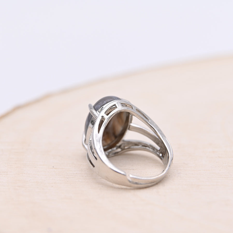 Bague Agate du Botswana "Réconfort"