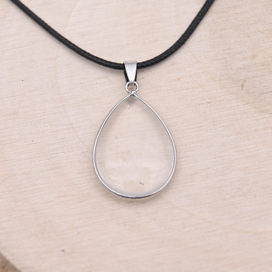Pendentif Cristal de Roche "Clarté"