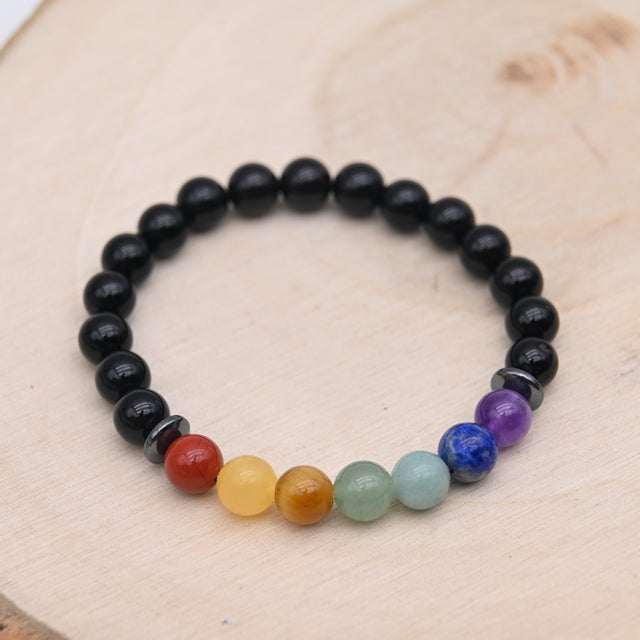 Bracelet Obsidienne 7 Chakras
