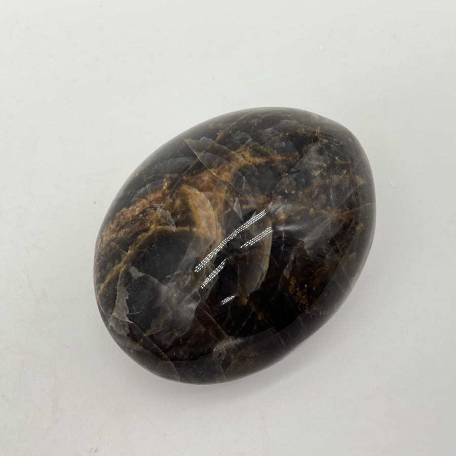 Galet "Lucidité" en Pierre de Lune Noire