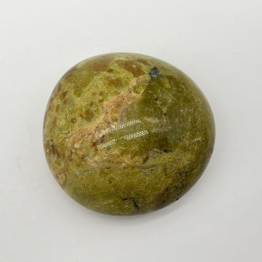 Galet "Détente" en Opale Verte