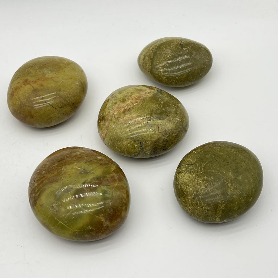 Galet "Détente" en Opale Verte