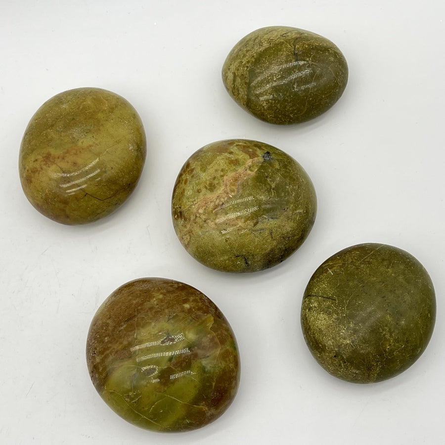 Galet "Détente" en Opale Verte