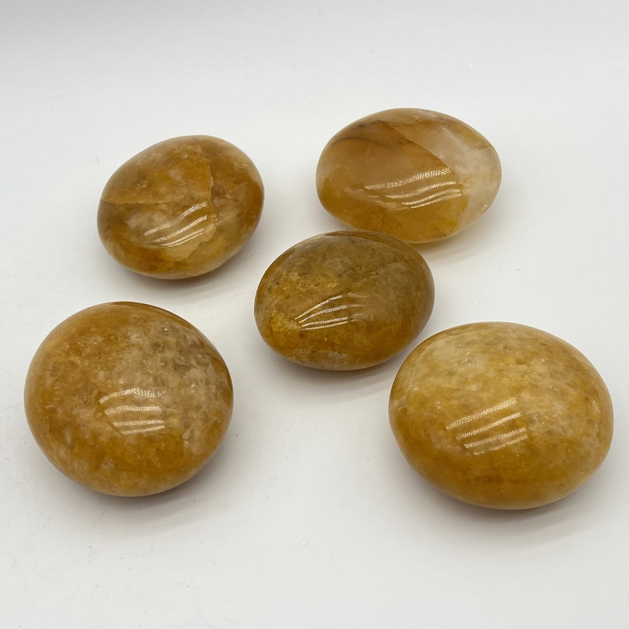 Galet "Clarté Emotionnelle" en Quartz Hématoïde Orange