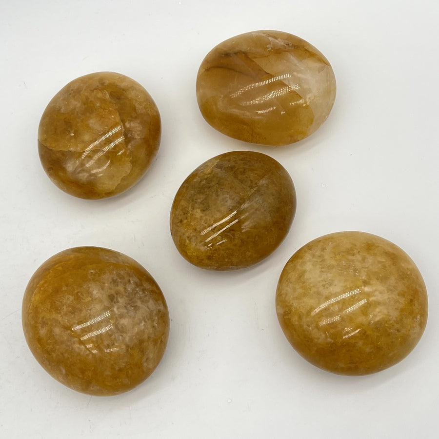 Galet "Clarté Emotionnelle" en Quartz Hématoïde Orange