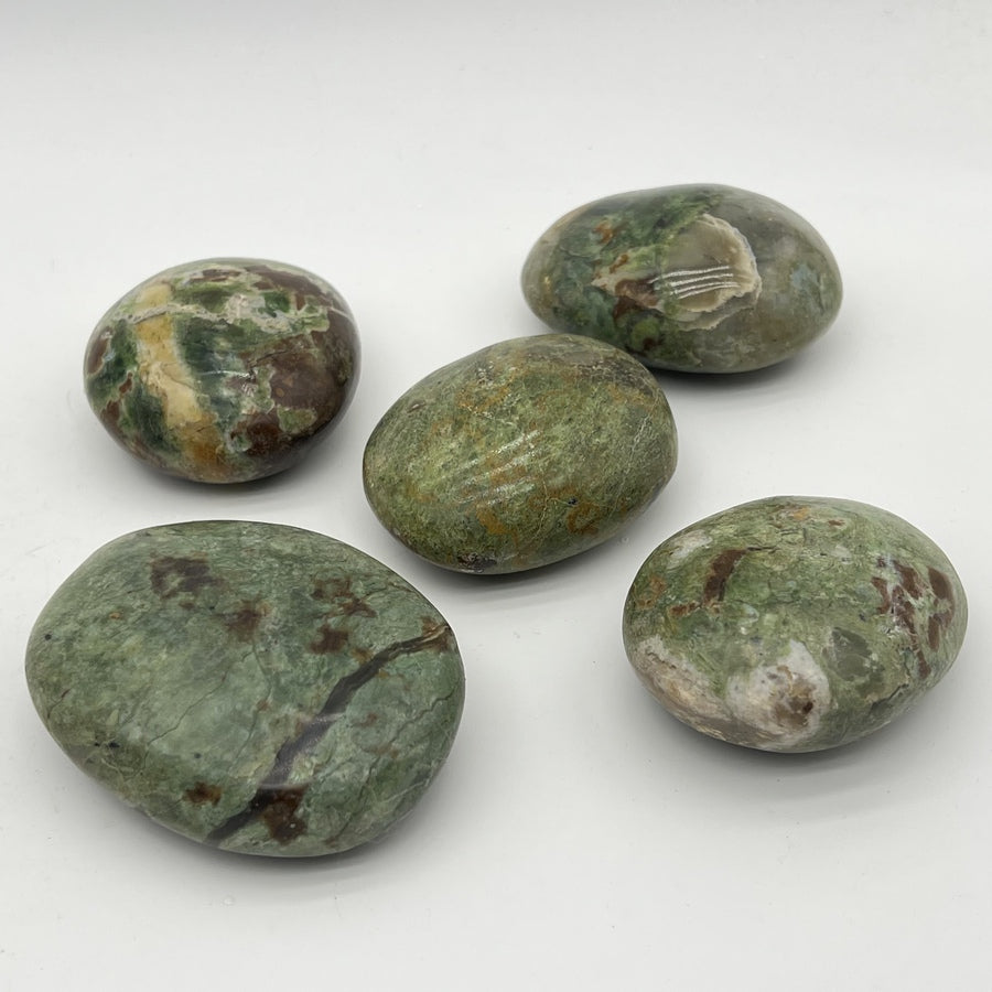 Galet "Douceur" en Chrysoprase