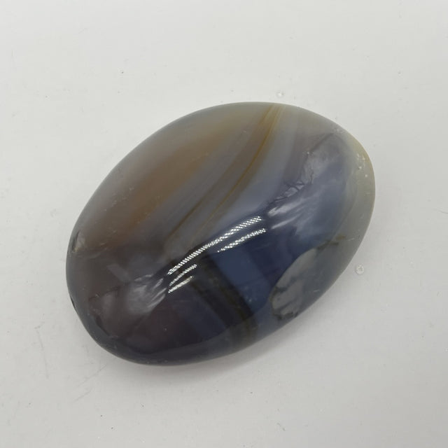 Galet "Ancrage Apaisant" en Agate du Botswana