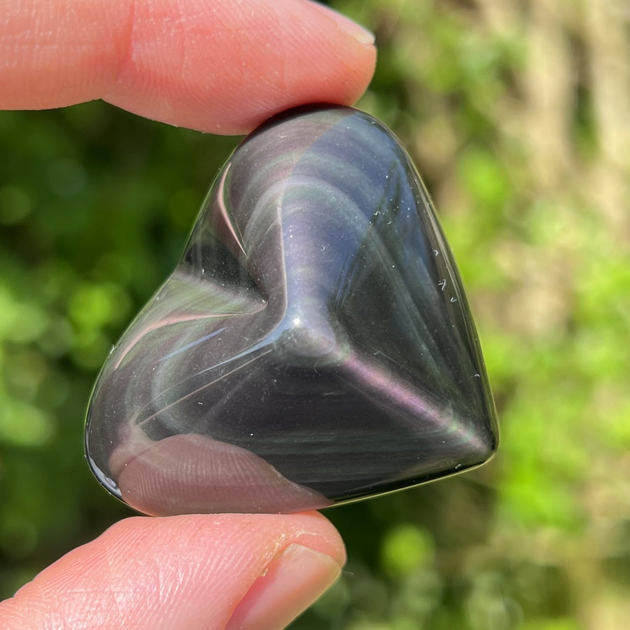 Coeur en Obsidienne Oeil Céleste - CROBSARC123