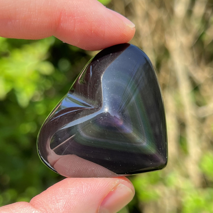 Coeur en Obsidienne Oeil Céleste - CROBSARC126