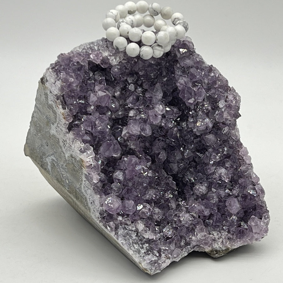 Géode d'Améthyste - Taille M - 1,07kg - GAM999 - AAA+