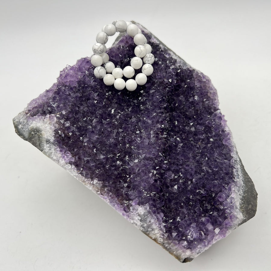 Géode d'Améthyste - Taille L - 1,32kg - GAL882 - AAA+