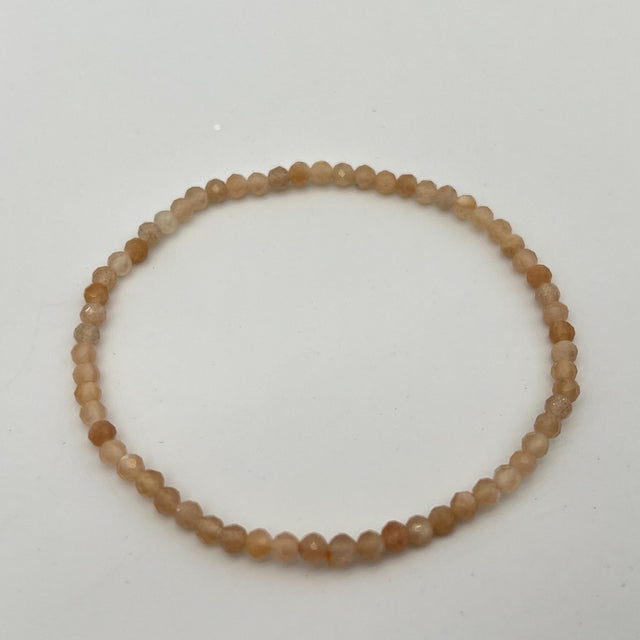 Bracelet Facetté Pierre de Soleil "Optimisme" - Déstockage