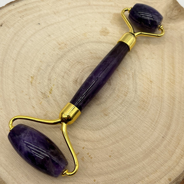 Rouleau de massage en Améthyste - Déstockage