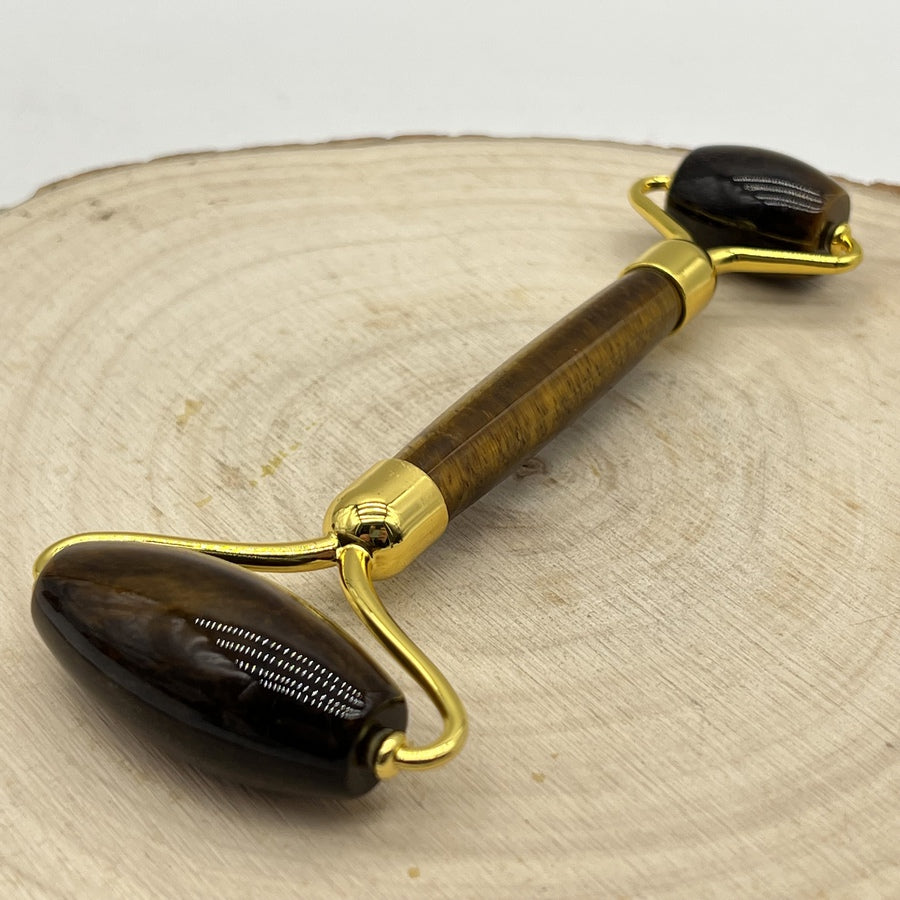 Rouleau de massage en Oeil de Tigre - Déstockage