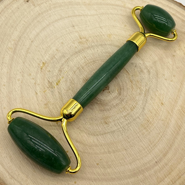 Rouleau de massage en Aventurine Verte - Déstockage
