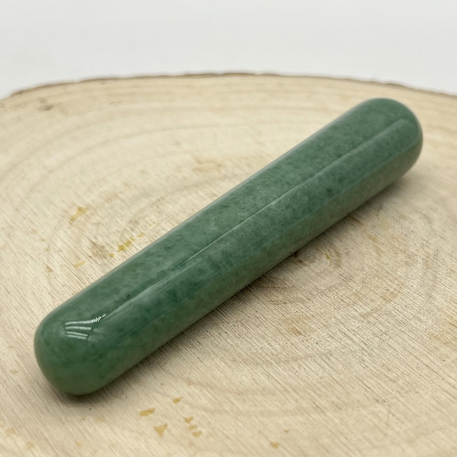 Baton de massage en Aventurine Verte - Déstockage