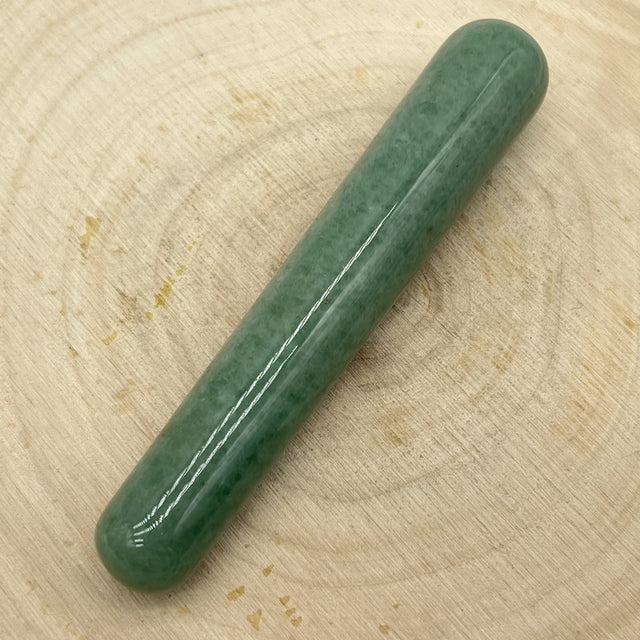 Baton de massage en Aventurine Verte - Déstockage