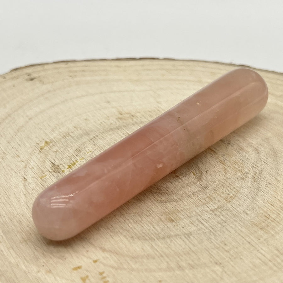 Baton de massage en Quartz Rose - Déstockage