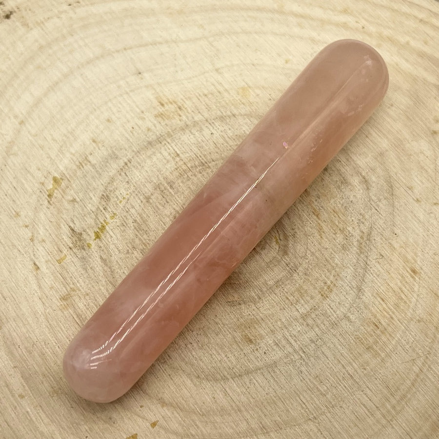 Baton de massage en Quartz Rose - Déstockage