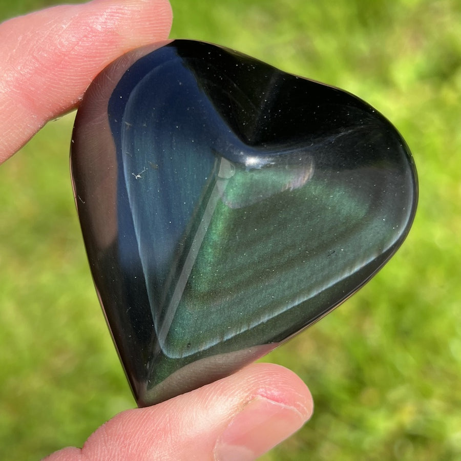 Coeur en Obsidienne Oeil Céleste - CROBSARC128