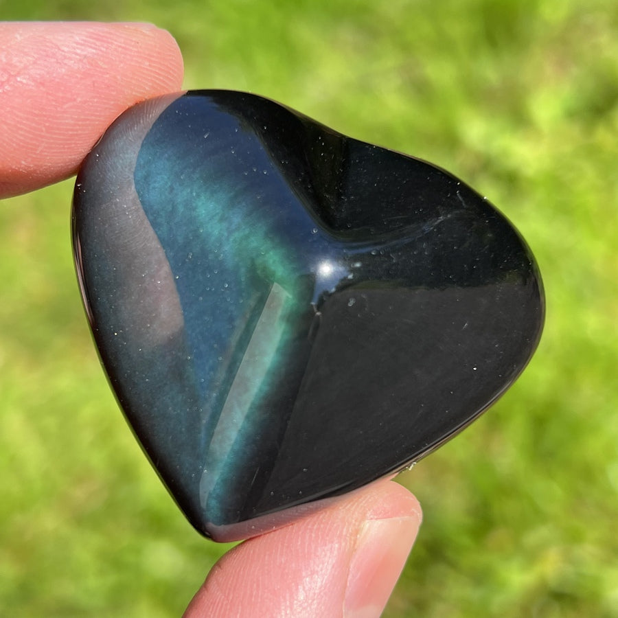 Coeur en Obsidienne Oeil Céleste - CROBSARC129