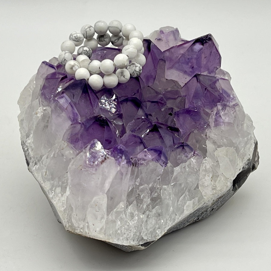 Géode d'Améthyste - Taille L - 1,21kg - GAL877 - AAA+