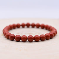 Bracelet Jaspe Rouge "Vitalité"