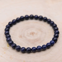 [RARE] Bracelet en Saphir Bleu 5,5mm "Sagesse et Protection" - Extra