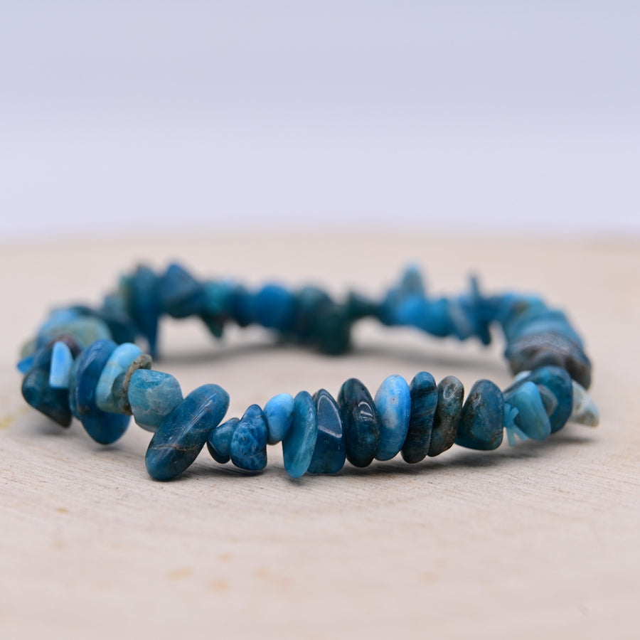 Bracelet Baroque Apatite Bleue "Volonté"