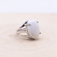 Bague Howlite "Patience"