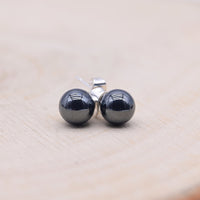 Boucles d'oreilles Hématite "Calme Intérieur"