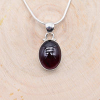 [RARE] Pendentif en Grenat - Argent 925 - PGRENEXTRA001